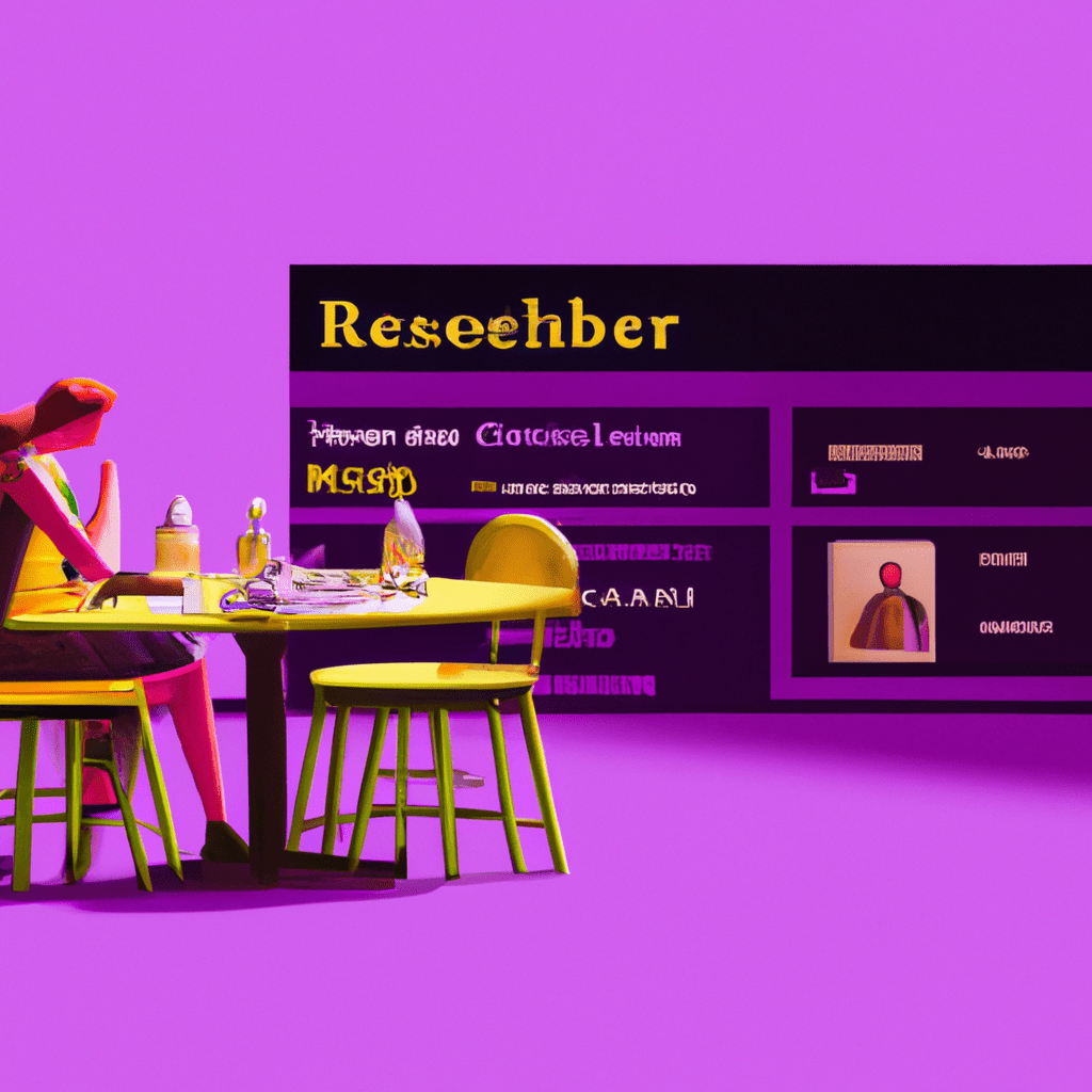 una ilustracion sobre como crear un sitio web de reservas de restaurantes en wordpress con restaurant reservations en escala de lilas y colores tecnologicos by edward hopper intricate beautiful r