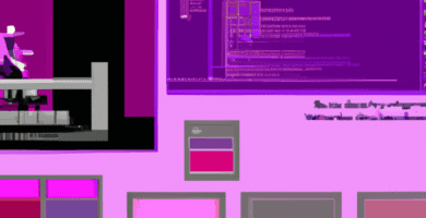 una ilustracion vectorial sobre como agregar funciones de chat en vivo a tu tarjeta de visita digital en wordpress en escala de lilas y colores tecnologicos pero predominando siempre el color hexadec