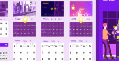 una ilustracion vectorial sobre como agregar funciones de integracion de calendarios a tu chat en vivo en wordpress en escala de lilas y colores tecnologicos pero predominando siempre el color hexade