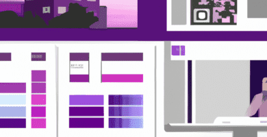 una ilustracion vectorial sobre como agregar funciones de transferencia de archivos a tu encuesta en wordpress en escala de lilas y colores tecnologicos pero predominando siempre el color hexadecimal
