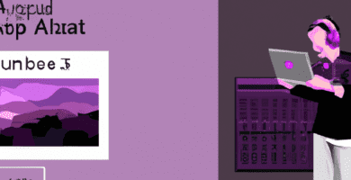 una ilustracion vectorial sobre como agregar funciones de voz a tu encuesta en wordpress en escala de lilas y colores tecnologicos pero predominando siempre el color hexadecimal b78af2 con mas del 4