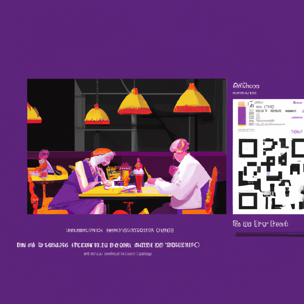 una ilustracion vectorial sobre como agregar un sistema de integracion con bitcoin en tu sitio web de reservas de restaurantes en restaurant reservations en escala de lilas y colores tecnologicos per