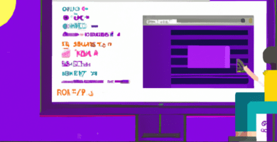 una ilustracion vectorial sobre como agregar un sistema de recompensas en tus formularios en wordpress en escala de lilas y colores tecnologicos pero predominando siempre el color hexadecimal b78af2