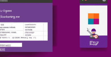 una ilustracion vectorial sobre como agregar un sistema de resenas en tu sitio web de portafolio en wp portfolio en escala de lilas y colores tecnologicos pero predominando siempre el color hexadecim