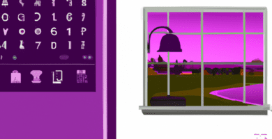 una ilustracion vectorial sobre como agregar un widget de imagenes en wordpress en escala de lilas y colores tecnologicos pero predominando siempre el color hexadecimal b78af2 con mas del 40 de la i