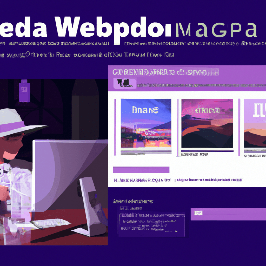 una ilustracion vectorial sobre como agregar y administrar enlaces en wordpress en escala de lilas y colores tecnologicos pero predominando siempre el color hexadecimal b78af2 con mas del 40 de la i