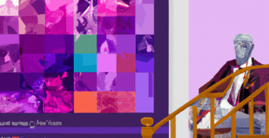 una ilustracion vectorial sobre como agregar y administrar integracion con google analytics en wordpress en escala de lilas y colores tecnologicos pero predominando siempre el color hexadecimal b78a
