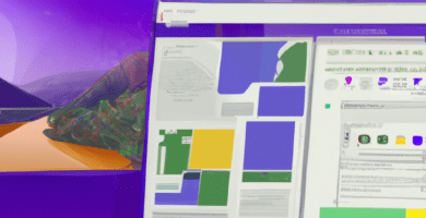 una ilustracion vectorial sobre como agregar y administrar resenas en tu sitio web de directorios en geodirectory en escala de lilas y colores tecnologicos pero predominando siempre el color hexadeci