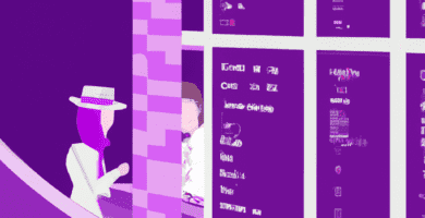 una ilustracion vectorial sobre como integrar tu chat en vivo con un sistema de tickets en wordpress en escala de lilas y colores tecnologicos pero predominando siempre el color hexadecimal b78af2 c