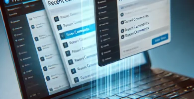 Cómo agregar un widget de comentarios recientes en WordPress wordprezz