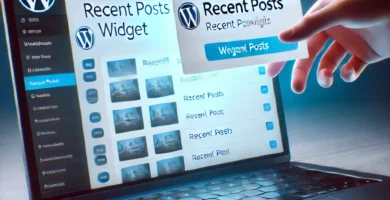 Cómo agregar un widget de publicaciones recientes en WordPress wordprezz