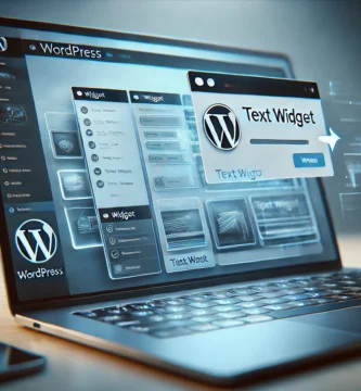 Cómo agregar un widget de texto en WordPress wordprezz