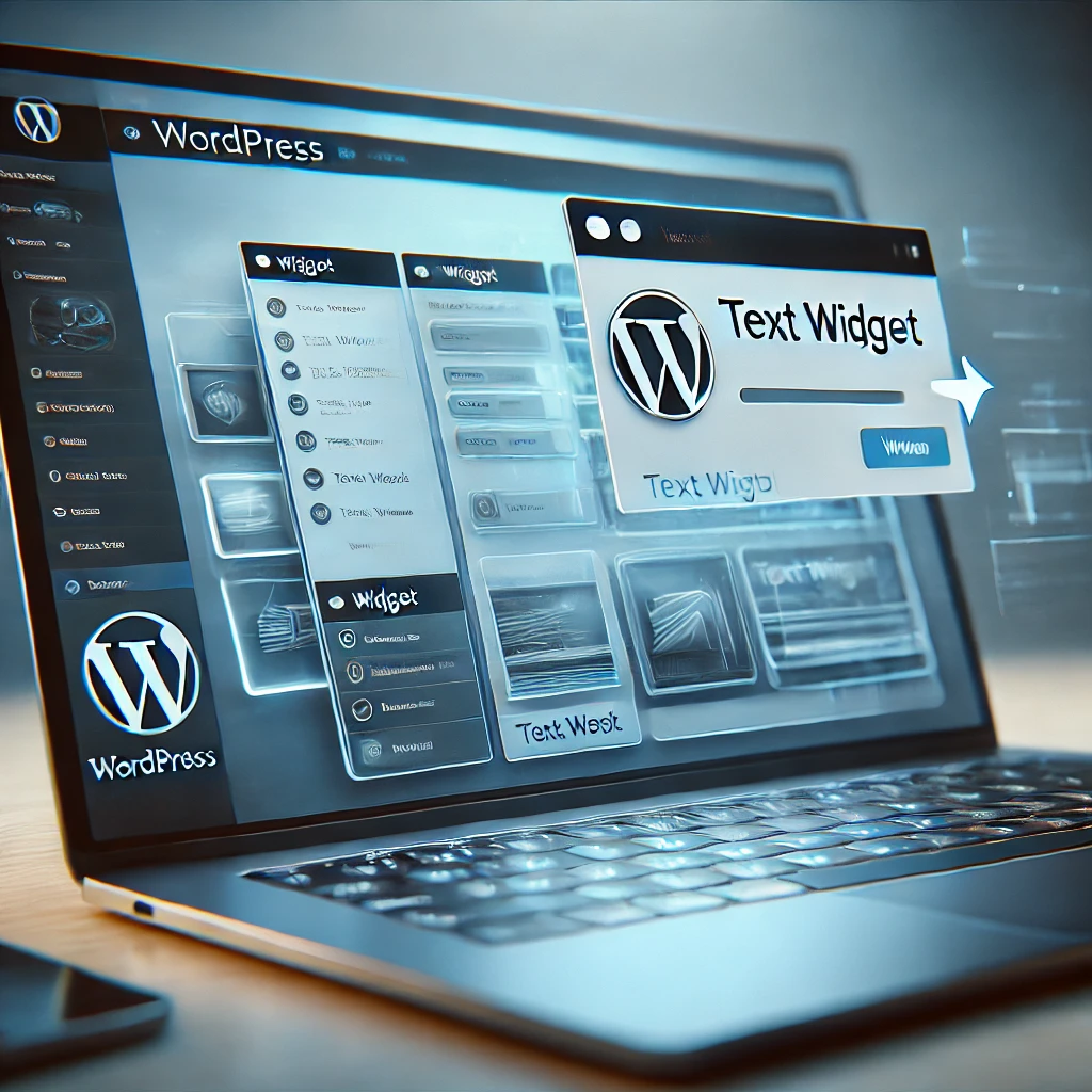 Cómo agregar un widget de texto en WordPress wordprezz